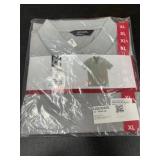 Men's XL Gray Short Sleeve Polo Shirt