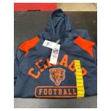 Chicago Bears Hooded Sweatshirt, Medium