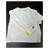 White Crewneck T-Shirt, Size Medium