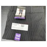 Rafaella Women's Pinstripe Stretch Pants