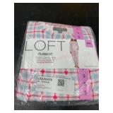 Women's Pajama Set, Small, Plaid Design