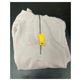Light Pink Long-Sleeve Top with Zipper Accent