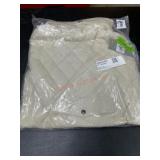 XL Dog Coat in Quilted Cream Color