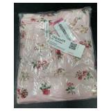 Pink Floral Pajama Set, Small