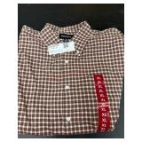 Red and White XL Checkered Shirt