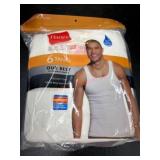 Hanes 6-Pack White Tank Tops