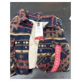Men's XL Tribal Pattern Sherpa Jacket
