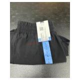 Black Athletic Pants with Elastic Waistband