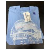 Light Blue Graphic T-Shirt With Tag