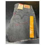Levi's Gray Denim Skirt, Size 31