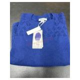 Women's Blue Knit Sweater With Tag