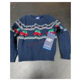 Lands' End Sweater with Holiday Design