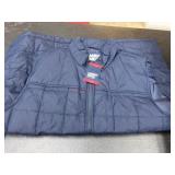 Lands' End Quilted Vest - Navy, XL