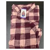 Flannel Shirt With Plaid Design