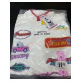 Peanuts-Themed White Shirt with Snoopy Design