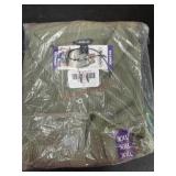 XXL Green Waffle-Knit Shirt in Packaging