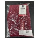 Red High-Rise Ankle Leggings, Size XL