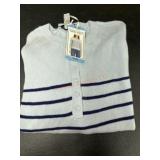 Nine West Women's Striped Sweater, Size Large