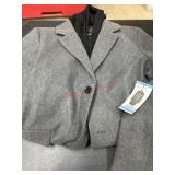 Women's DKNY Hooded Coat, Size Large