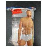 Hanes Men's White Briefs Pack