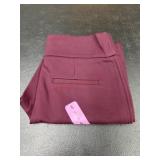Women's Small Pants in Burgundy