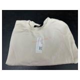 Women's Cropped Crew Shirt, Size Large
