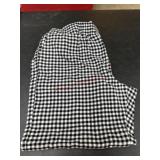 Gap Large Black and White Checkered Pants
