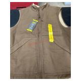 Men's Lee Brown Sherpa-Lined Vest