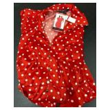 Red Polka Dot Dress, X-Small