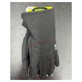 Black Quilted Gloves With Tag