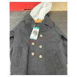 Men's Double-Breasted Coat with Hood