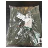 Men's 3XL Green Thermal Henley Shirt