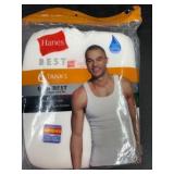 Hanes Best White Tank Tops, Pack of 6