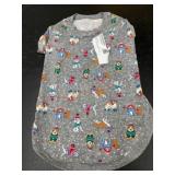 Medium Dog Pajamas with Festive Print