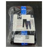 Pack of 3 Girls' Leggings, Size L (10/12)
