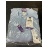 XXL Quarter-Zip Pullover in Light Blue