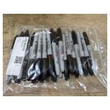 24 Permanent Black Markers