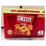 Cheez-It Original Snack Crackers, 45 Pouches