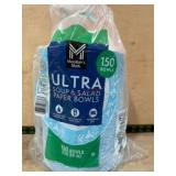 Ultra Paper Soup and Salad Bowls, 150 Pack