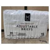Pack of 15 Medium Adjustable Briefs