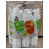 Pack of 300 Translucent Cups, 12 Oz
