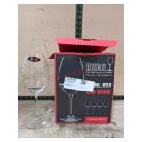 3 Riedel Red Wine Glasses