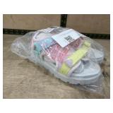 Size 12 Rainbow Pastel Sandals
