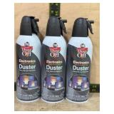Compressed Gas Electronics Duster, Set of 3