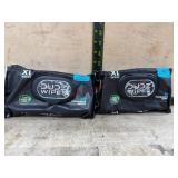 Flushable XL Wipes, Two Packs