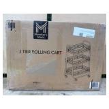 Three-Tier Rolling Cart