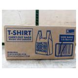 1000 T-Shirt Carry-Out Bags