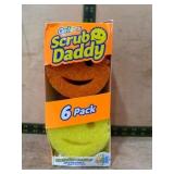 Scrub Daddy Colors 6-Pack FlexTexture Sponges