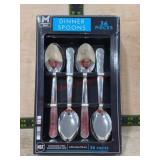 36-Piece Stainless Steel Dinner Spoons Set