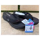 Women's Size 9 Black Flip-Flops